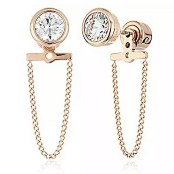 Michael Kors Earrings Removable earring jacket NWT